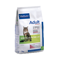 Adult Salmon Neutered & Entire cat + - Neutered cat